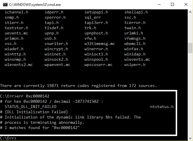 Ricerca del codice di errore di Microsoft Exchange Server