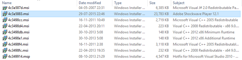 trova il programma corretto che desideri installare dall'elenco