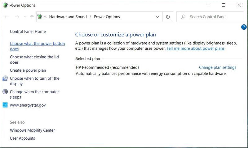 Fai clic su Scegli cosa fanno i pulsanti di accensione nella colonna in alto a sinistra | Fix File Explorer non evidenzia i file o le cartelle selezionati